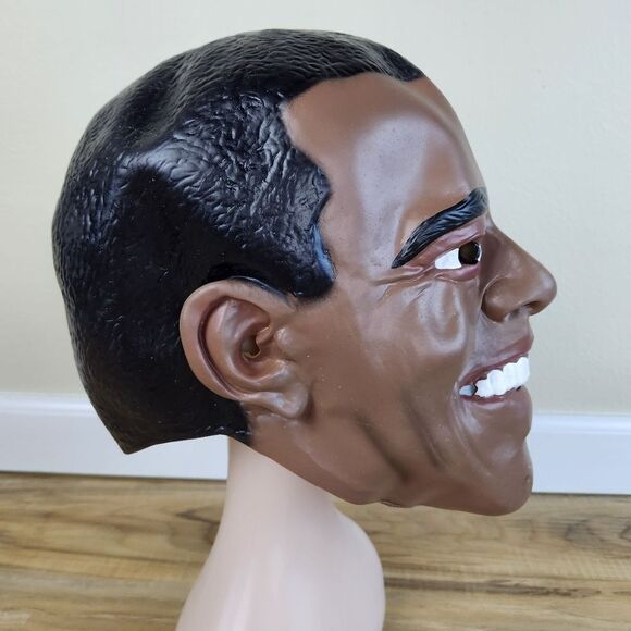 🩵Obama Latex Costume Full Face Mask - Picture 7 of 11